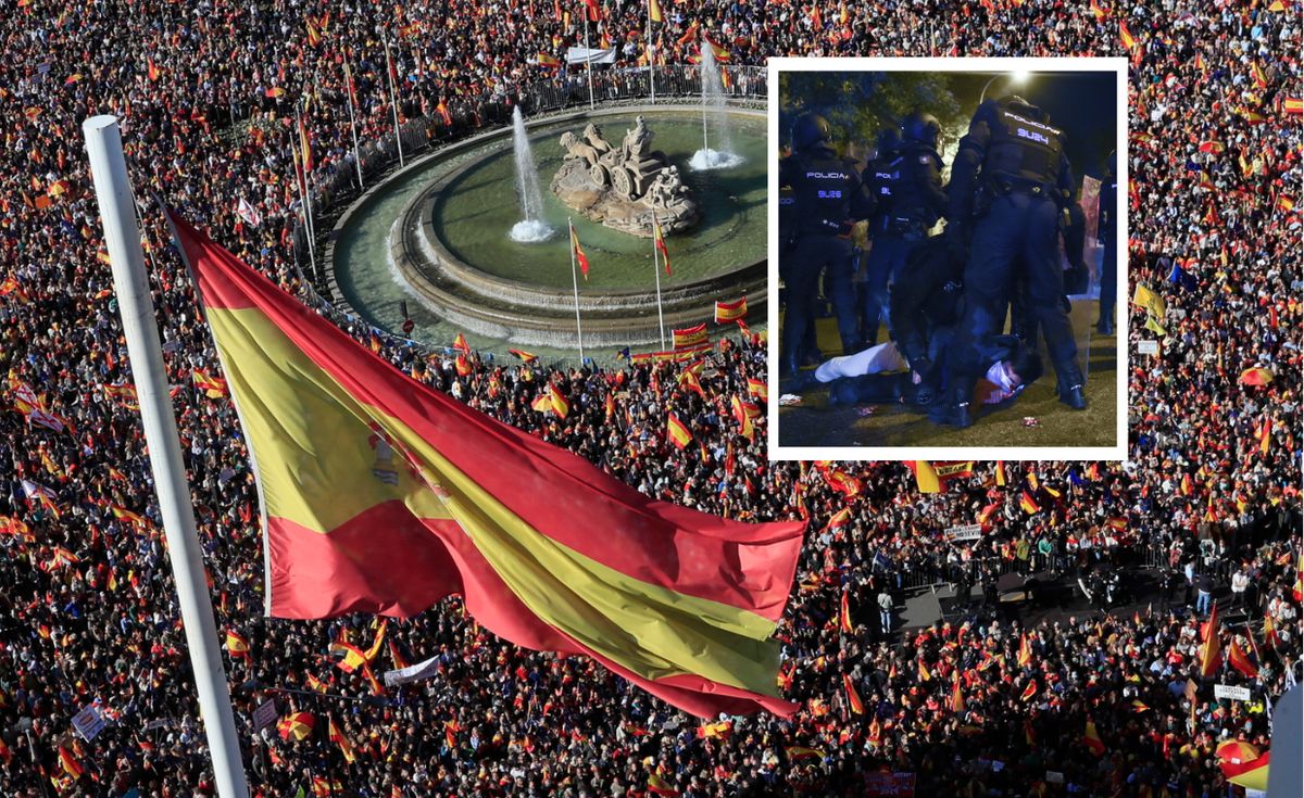 W manifestacji w Madrycie mogło wziąć nawet milion osób - podają organizatorzy