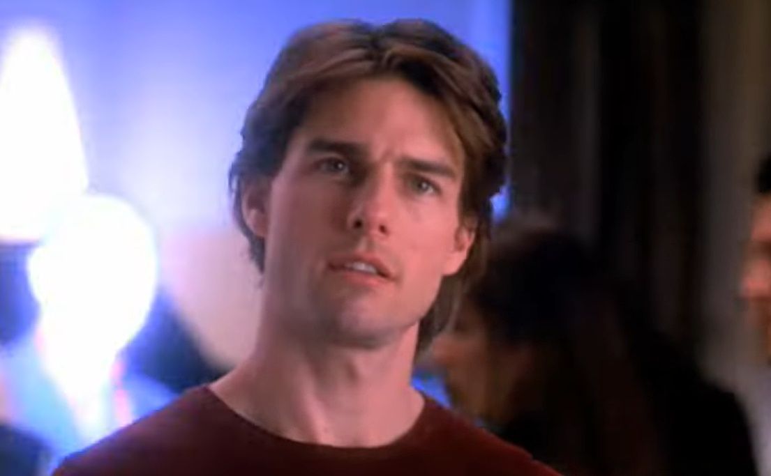 Tom Cruise w filmie "Vanilla Sky"