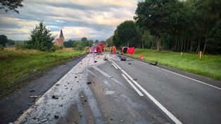 Śmiłowo: Tragiczny wypadek na DK10