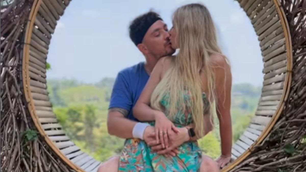 Daniel Martyniuk z żoną Faustyną