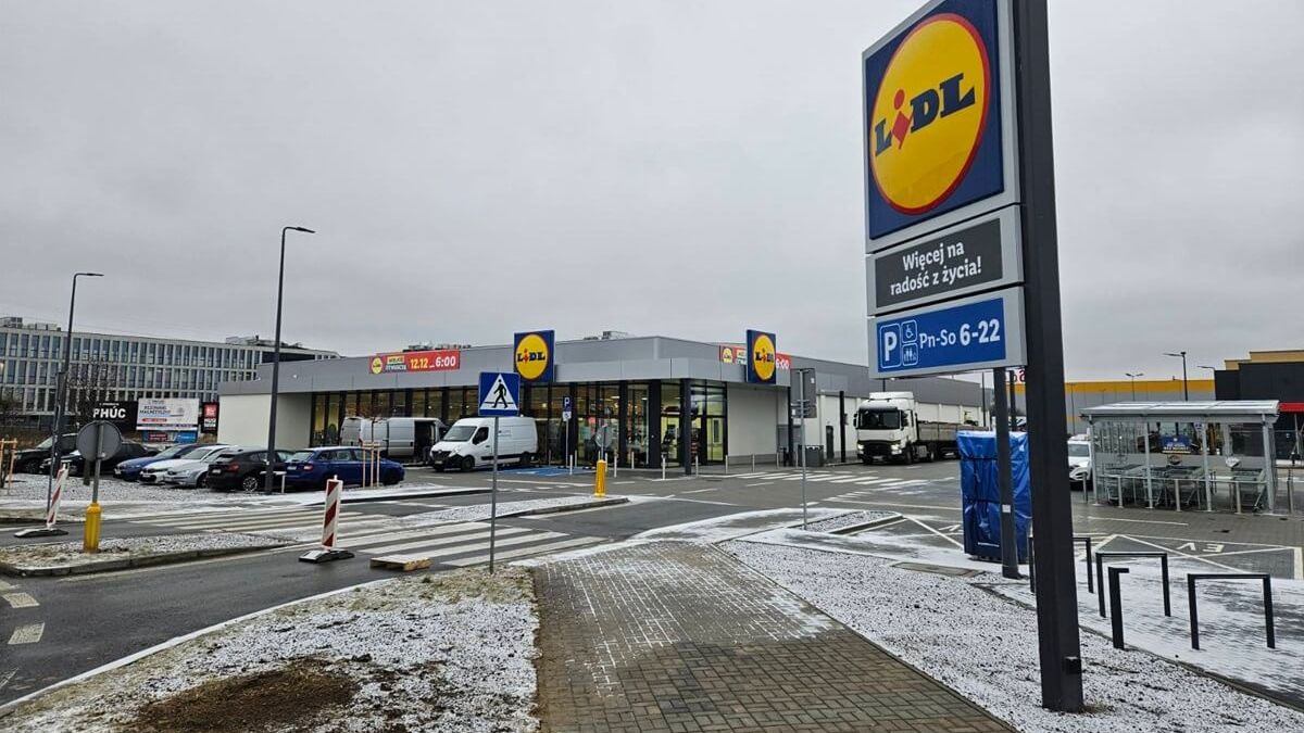 Lidl przy al. Kraśnickiej w Lublinie