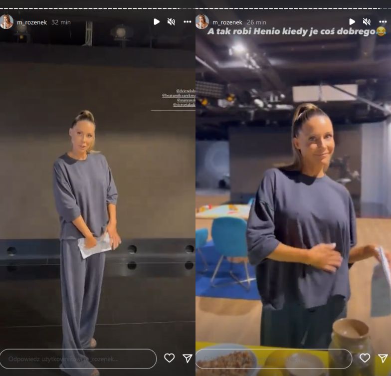 Małgorzata Rozenek relacjonuje dzień debiutu w "Dzień dobry TVN"