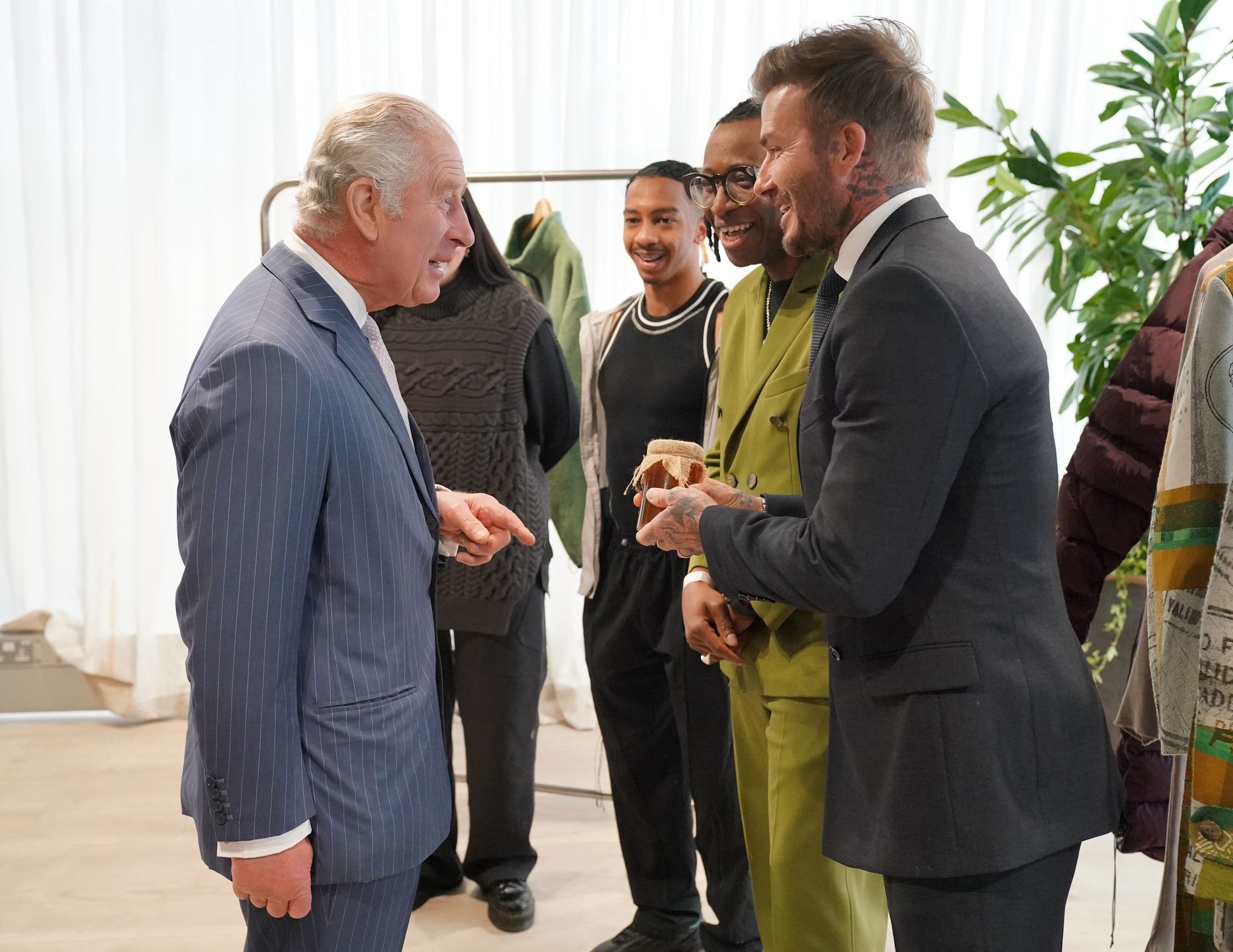 David Beckham i król Karol III