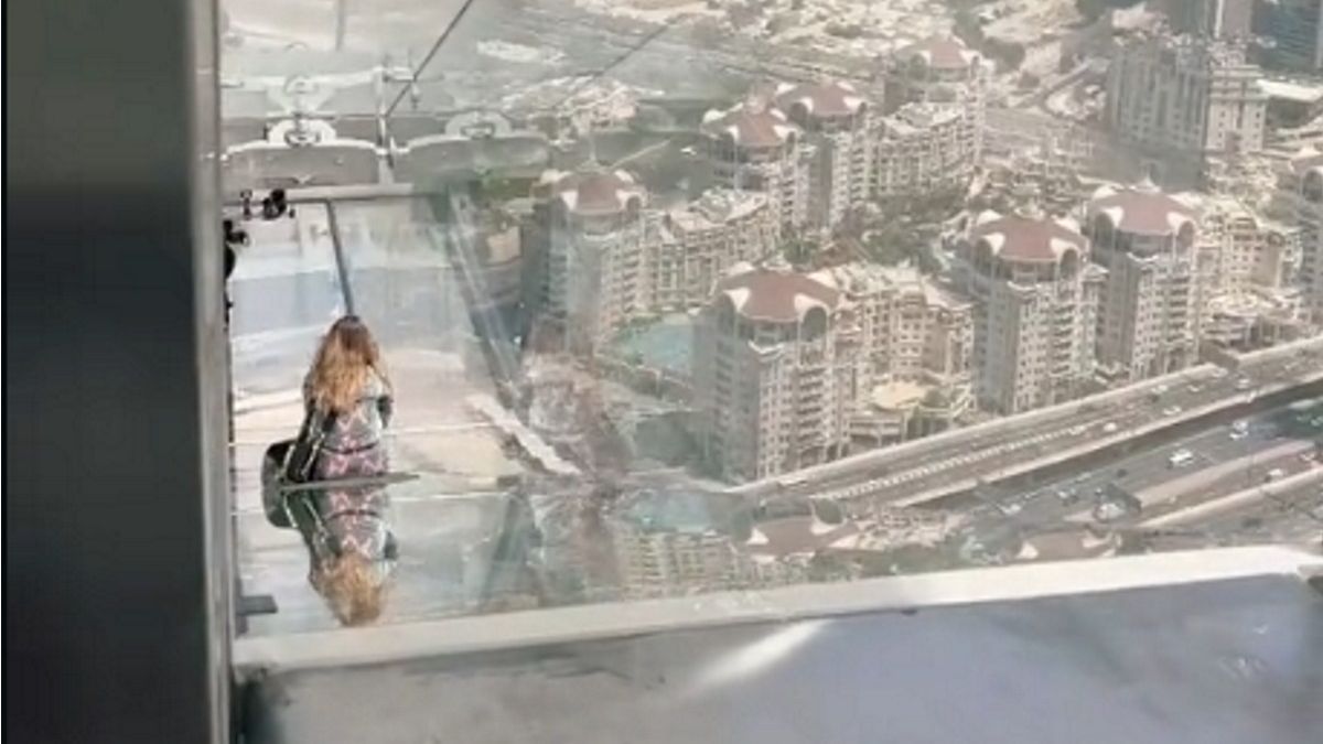 Polska tiktokerka sprawdziła, jak się jedzie w szklanym tunelu