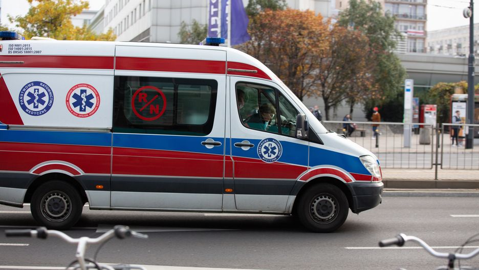 Wypadek na planie filmowym w Warszawie. Aktorka w szpitalu