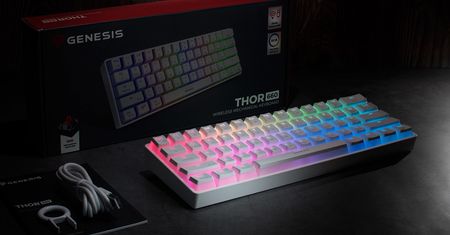 Genesis Thor 660 (White) – bezprzewodowa klawiatura, w której idzie się zakochać