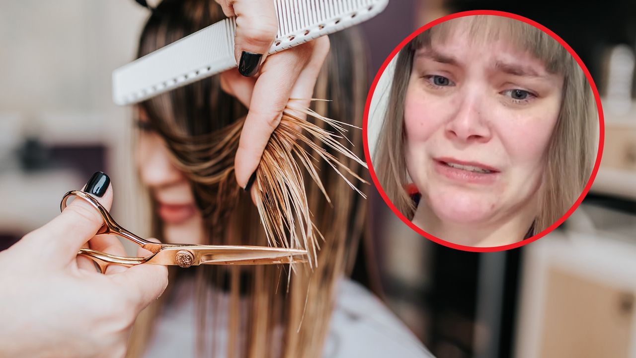Nie spodziewała się, że fryzjer ogoli jej brwi