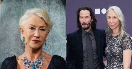 Nowa dziewczyna Keanu Reevesa jest mylona z... Hellen Mirren. Aktorka komentuje!