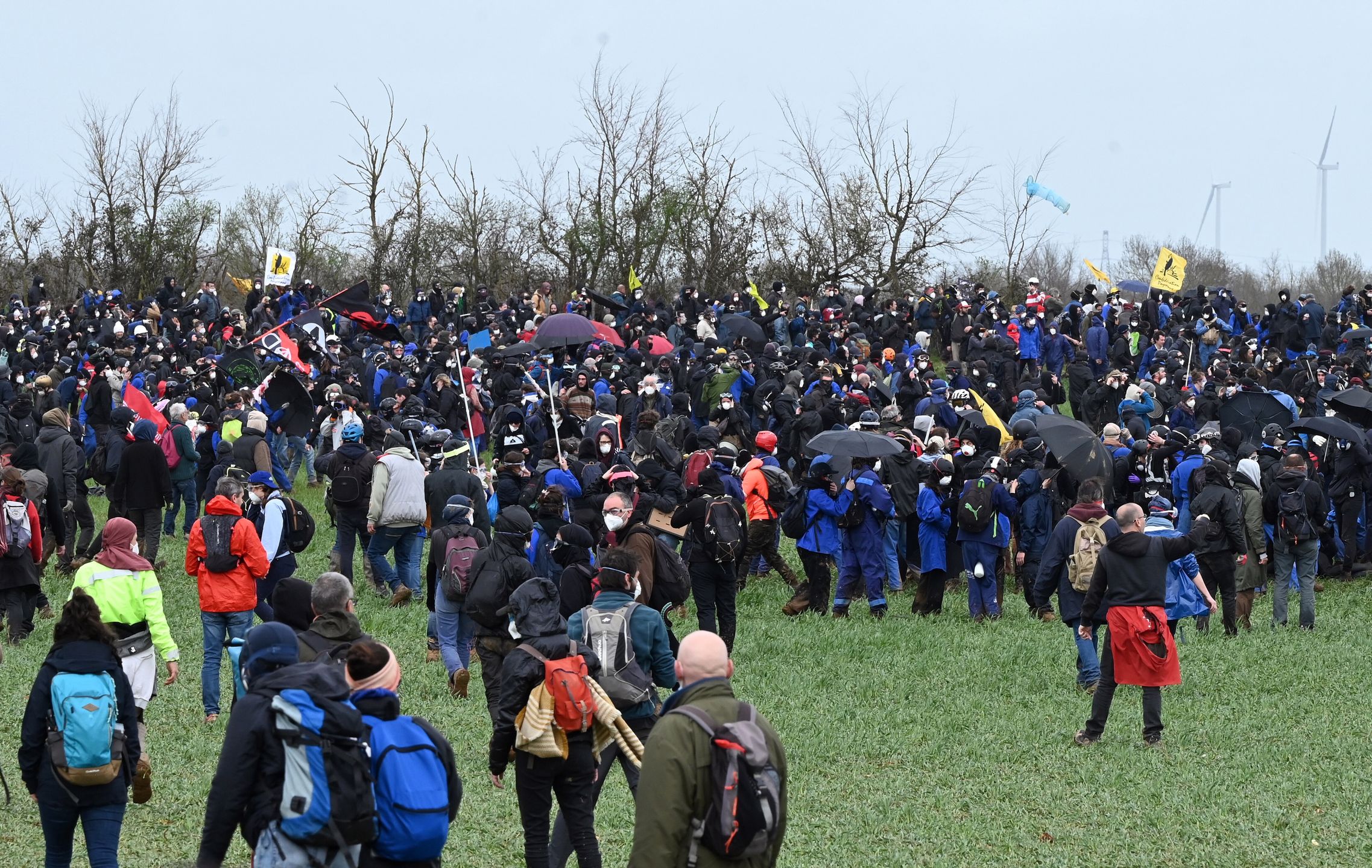 Protest w Sainte-Soline we Francji, 25.03.2023 r.