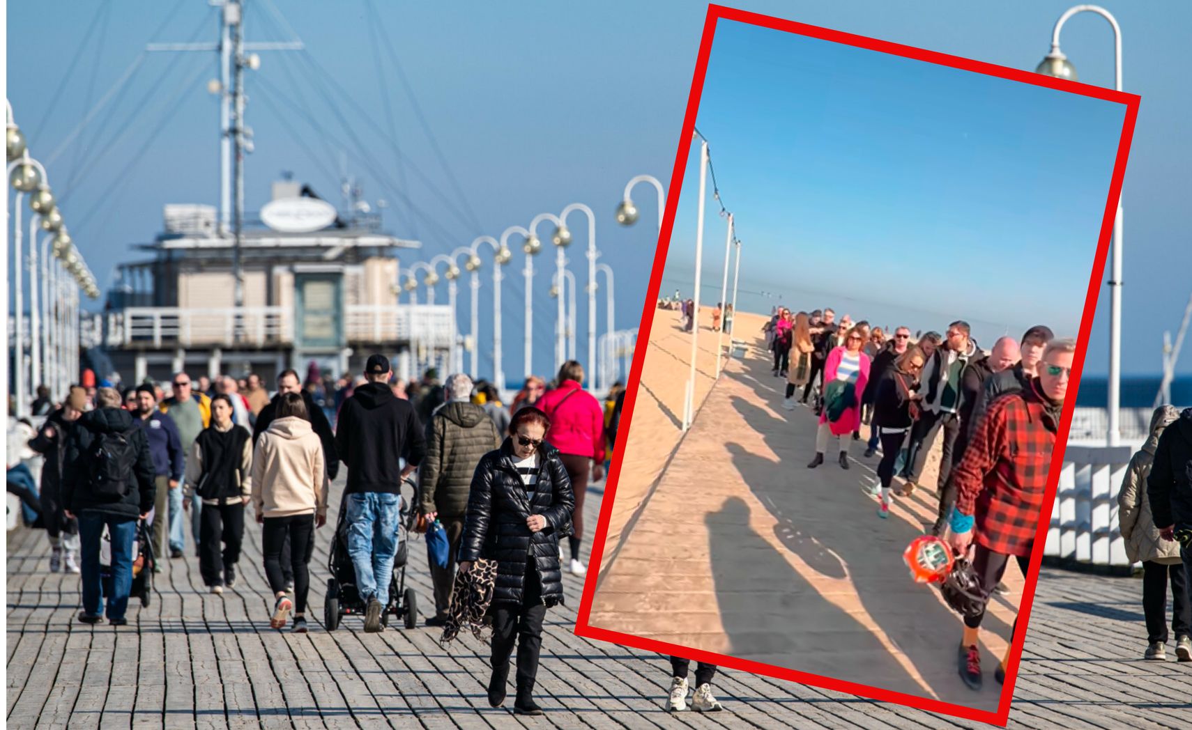 Gigantyczna kolejka na plaży w Sopocie. "Wow, nigdy w życiu..."