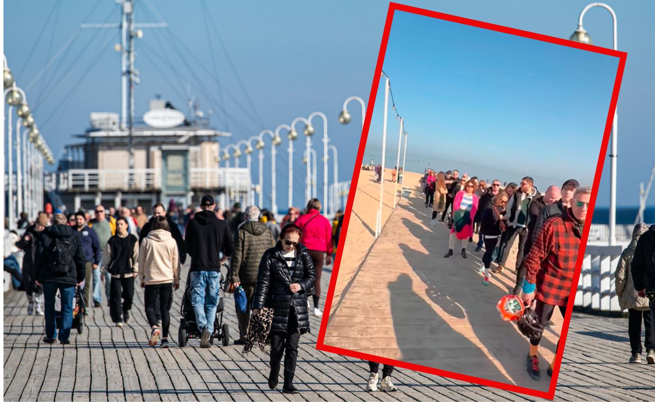 Gigantyczna kolejka na plaży w Sopocie. "Wow, nigdy w życiu..."