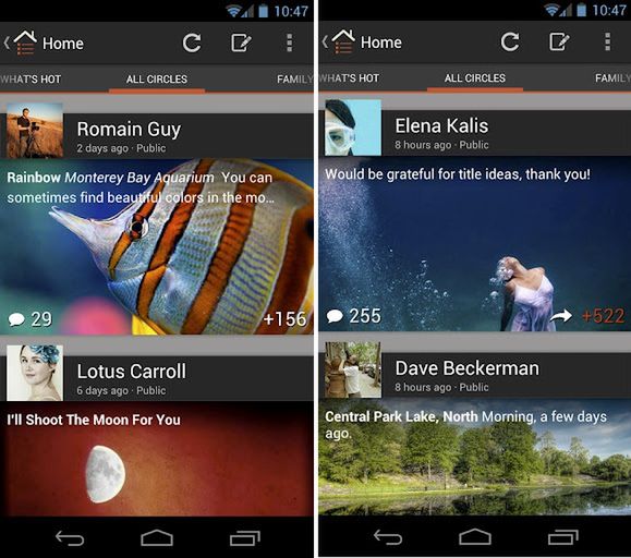 Google+ dla Androida zaktualizowany - taki sam jak wersja dla iOS 2