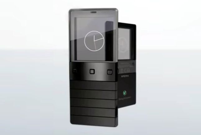 Sony Ericsson Xperia Pureness z przezroczystym, monochromatycznym ekranem