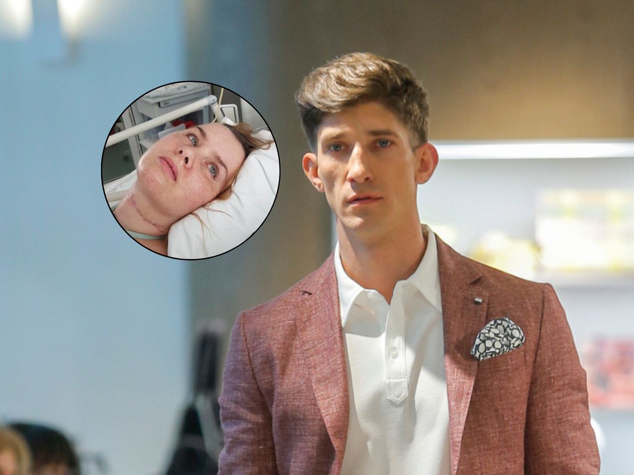 Chciała zakończyć związek, mąż poderżnął jej gardło. Uczestnik "Top Model" pomaga jej dojść do sprawności