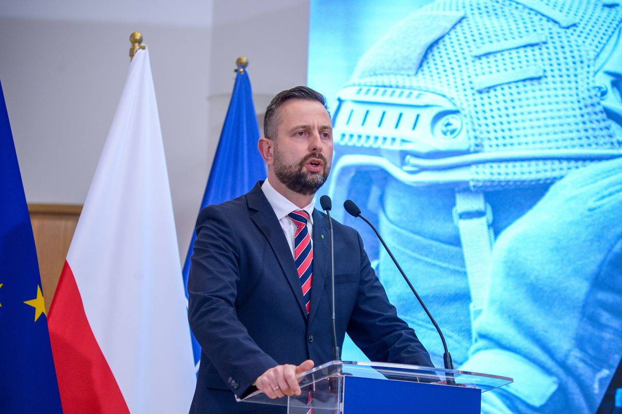 Władysław Kosiniak-Kamysz podczas konferencji na temat Tarczy Wschód