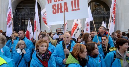 Protest przed Ministerstwem Rolnictwa. Chcą podwyżek