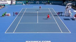 Radwańska – Strycova: firmowy skrót Polki