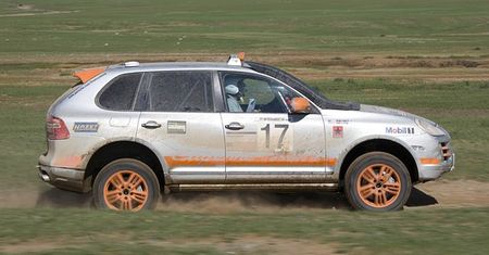 Porsche Cayenne S w Rajdzie Transsyberia