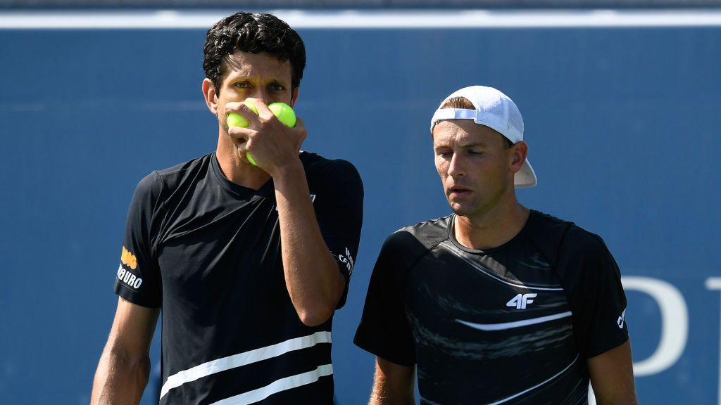 Marcelo Melo (z lewej) i Łukasz Kubot