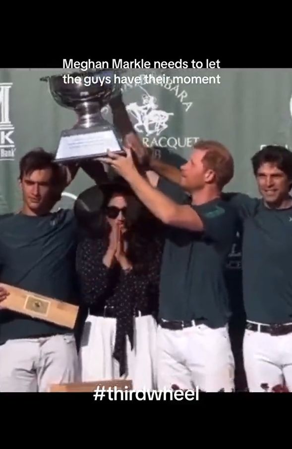 Meghan Markle na meczu polo