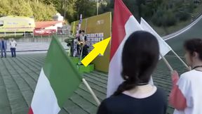 Kompromitacja po wygranej Wąska w LGP. Tylko spójrz na tę flagę
