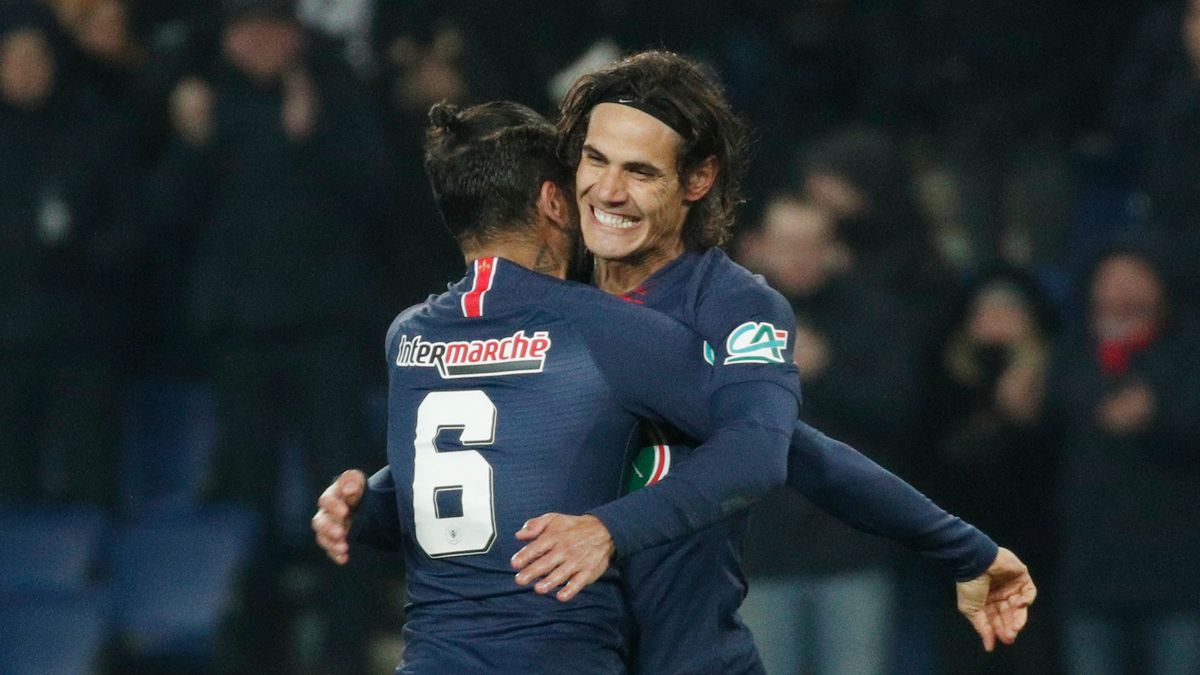 PAP/EPA / YOAN VALAT / Na zdjęciu: piłkarze Paris Saint-Germain