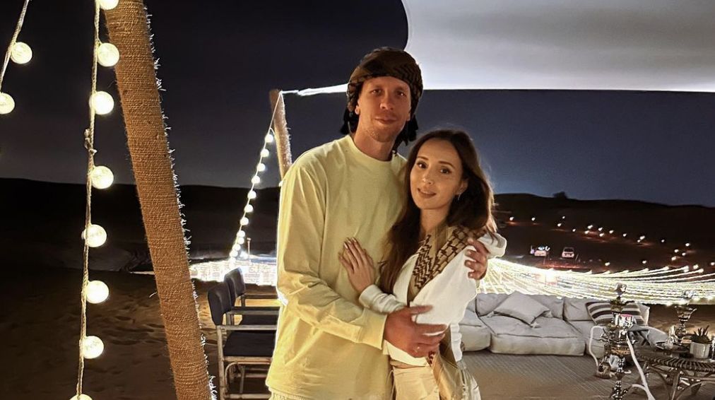 Wojciech Szczęsny i Marina na wakacjach w Dubaju