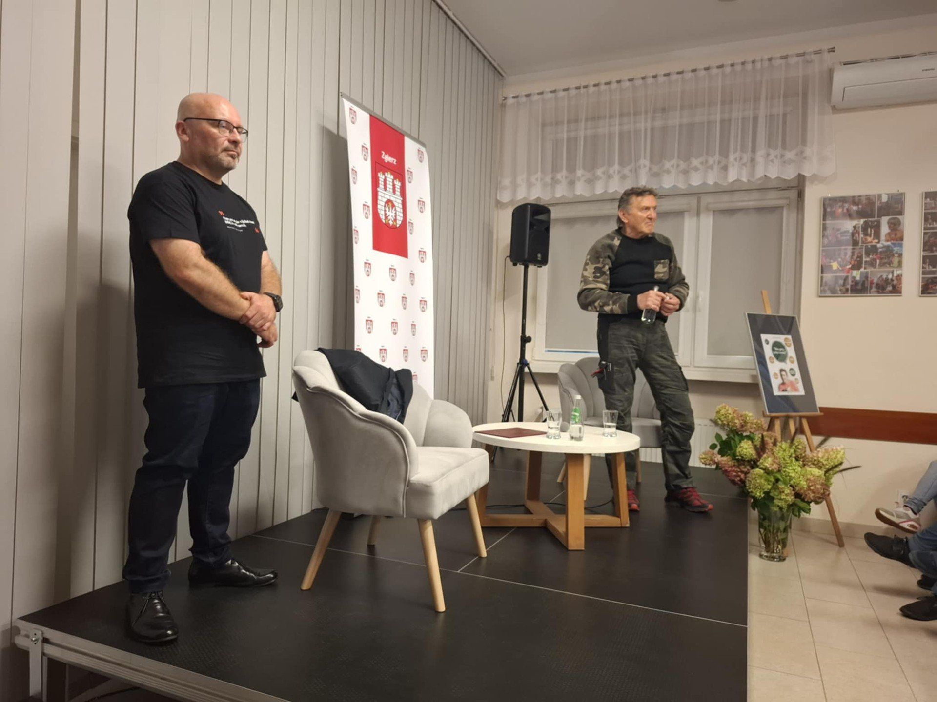 Krzysztof Majchrzak odwiedził Zgierz. Aktor charakterystyczny oraz muzyk jazzowy