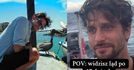 Michał Malinowski dotarł do lądu po 37 dniach SAMOTNEJ żeglugi. "Poryczałem się"