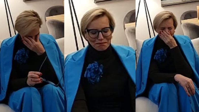 Paulina Smaszcz zalewa się łzami