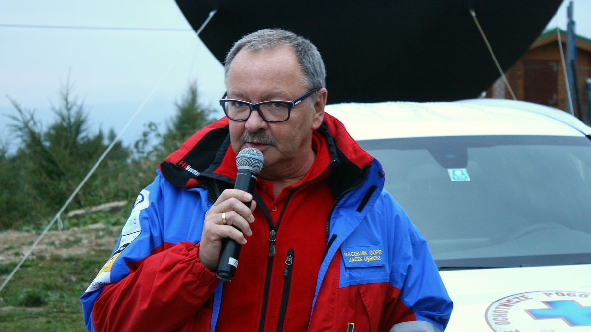 Naczelnik GOPR Jacek Dębicki