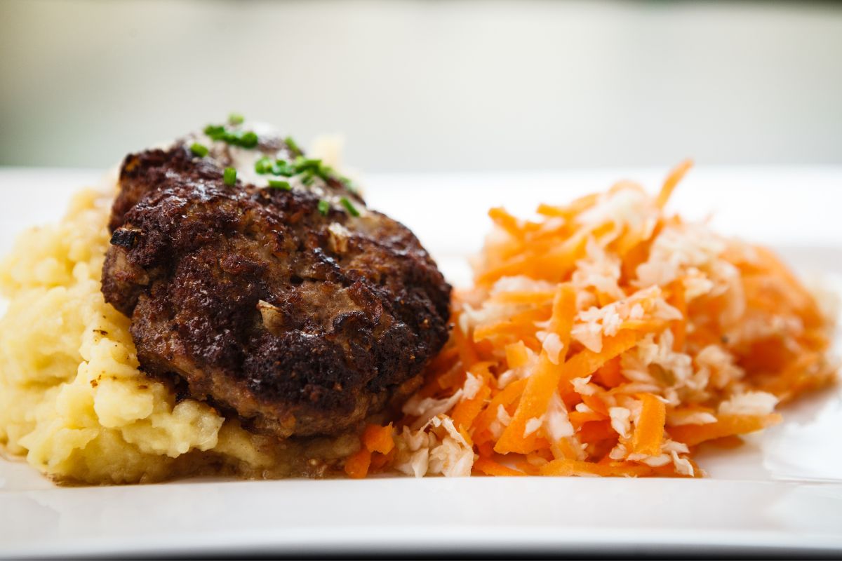 Baked cutlets with cottage cheese and nut butter. Delicious!