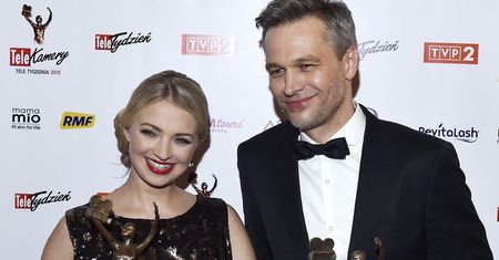 Laureaci plebiscytu Telekamery 2015 pozują ze statuetkami!