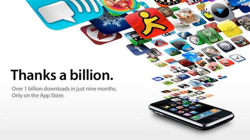 Miliard sprzedanych aplikacji na koncie Apple 1