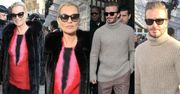 Kate Moss i David Beckham na pokazie mody