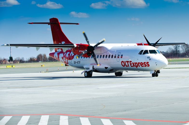 Port Lotniczy w Gdańsku zabezpieczył samolot OLT Express