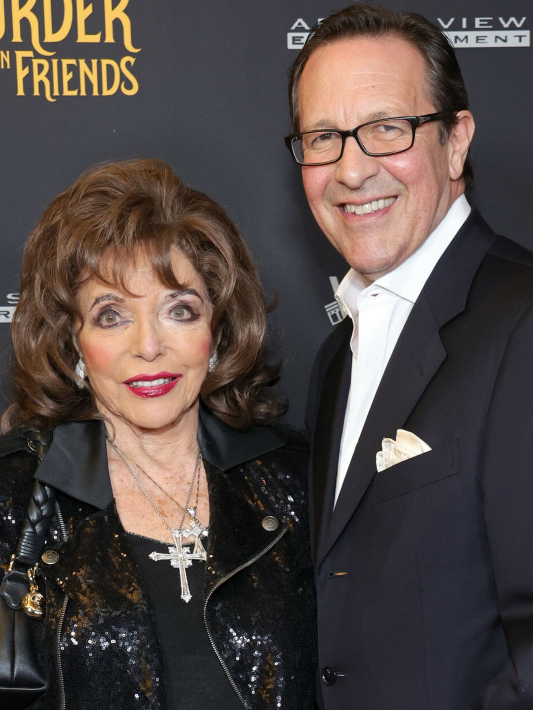 Joan Collins z mężem