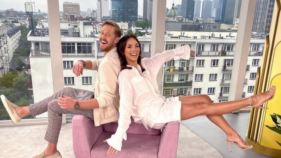 Prowadzący odcinka "Dzień dobry TVN", w którym poruszono temat jedzenia w hotelach