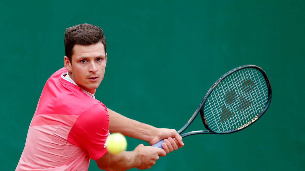 PAP/EPA / SEBASTIEN NOGIER / Na zdjęciu: Hubert Hurkacz