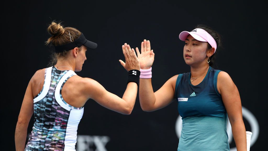 Getty Images / Julian Finney / Na zdjęciu: Alicja Rosolska i Eri Hozumi