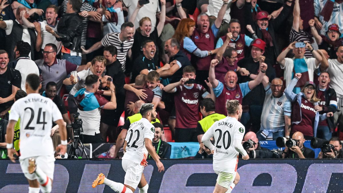 radość piłkarzy West Ham United