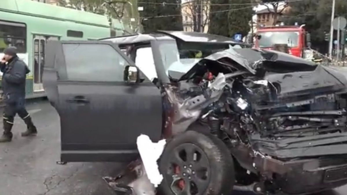 rozbity samochód Ciro Immobile
