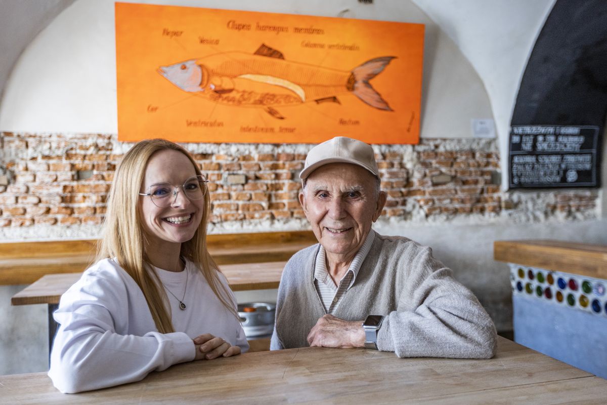 Autorka "Ostatniego Białystokera" Marta Sawicka-Danielak i jej bohater Ben Midler