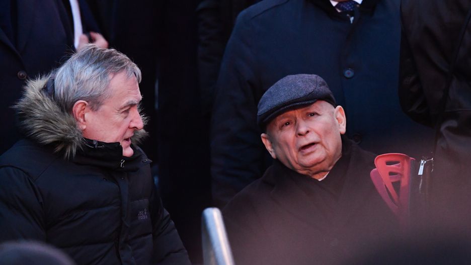 Prezes PiS osobiście przybył wysłuchać prezydenta Stanów Zjednoczonych