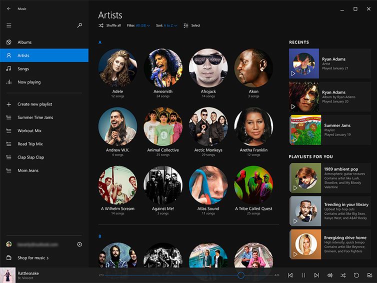 Muzyka w Windows 10 w nowym wymiarze, ale wciąż bez korektora