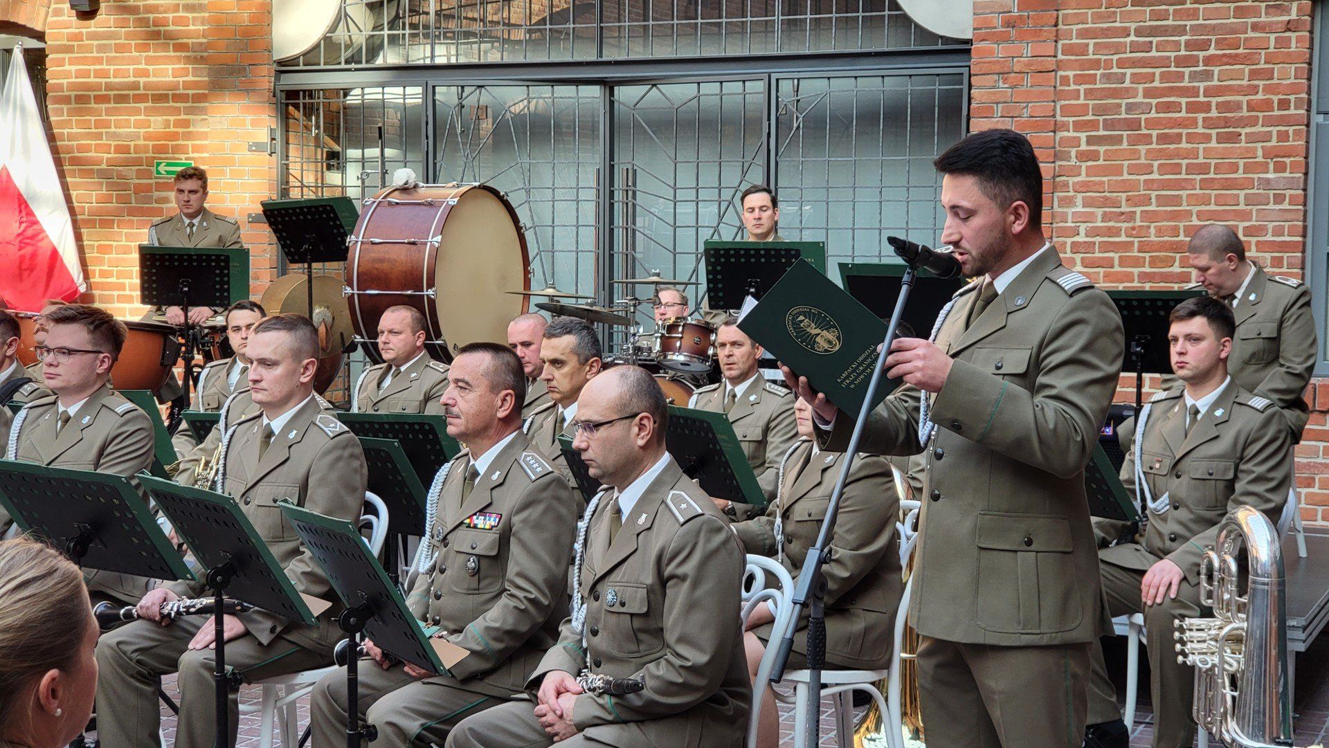 Koncert Orkiestry Reprezentacyjnej Straży Granicznej w Muzeum AK w Krakowie w ramach obchodów 107. rocznicy odzyskania niepodległości. 14 listopada 2025 r.