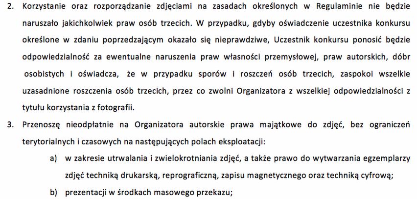Zgłoś się do "konkursu" i przekaż wszystkie prawa do swoich zdjęć - czyli jak to się robi w Warszawie 3
