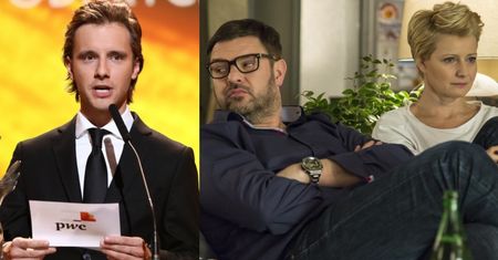 Orły 2020. Maciej Musiał śmieszkuje z "Rodzinki.pl": "Karolak i Kożuchowska z dnia na dzień zostali bez środków do życia"