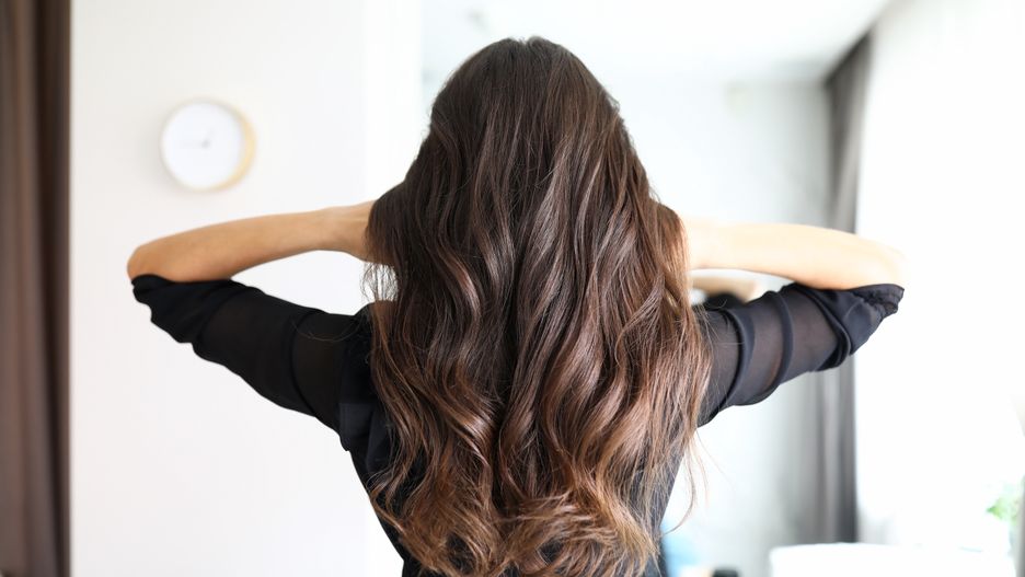 Lady demonstrating new hair stylingClose-up of woman after visiting hairdresser. Long curls of brunette female person. Hairdo for holiday or for everyday. Beauty salon and hairstyle conceptcloseup, lady, demonstrating, new, coiffure, woman, visiting, hairdresser, long, curls, head, styling, brunette, female, person, hairdo, holiday, everyday, beauty, salon, hairstyle, concept, curling, iron, style, care, curly, barber, people, fashion, hairdressing, lifestyle, hairstylist, studio, model, equipment, haircut, roller, hairstyling, haircare, stylish, special, appearance, girl, young, curler, hair, stylist, haircutter, client, closeup, lady, demonstrating, new, coiffure, woman, visiting, hairdresser, long, curls, head, styling, brunette, female, person, hairdo, holiday, everyday, beauty, salon, hairstyle, concept, curling, iron, style, care, curly, barber, people, fashion, hairdressing, lifestyle, hairstylist, studio, model, equipment, haircut, roller, hairstyling, haircare, stylish, special, appearance, girl, young, curler, hair, stylist, haircutter, client