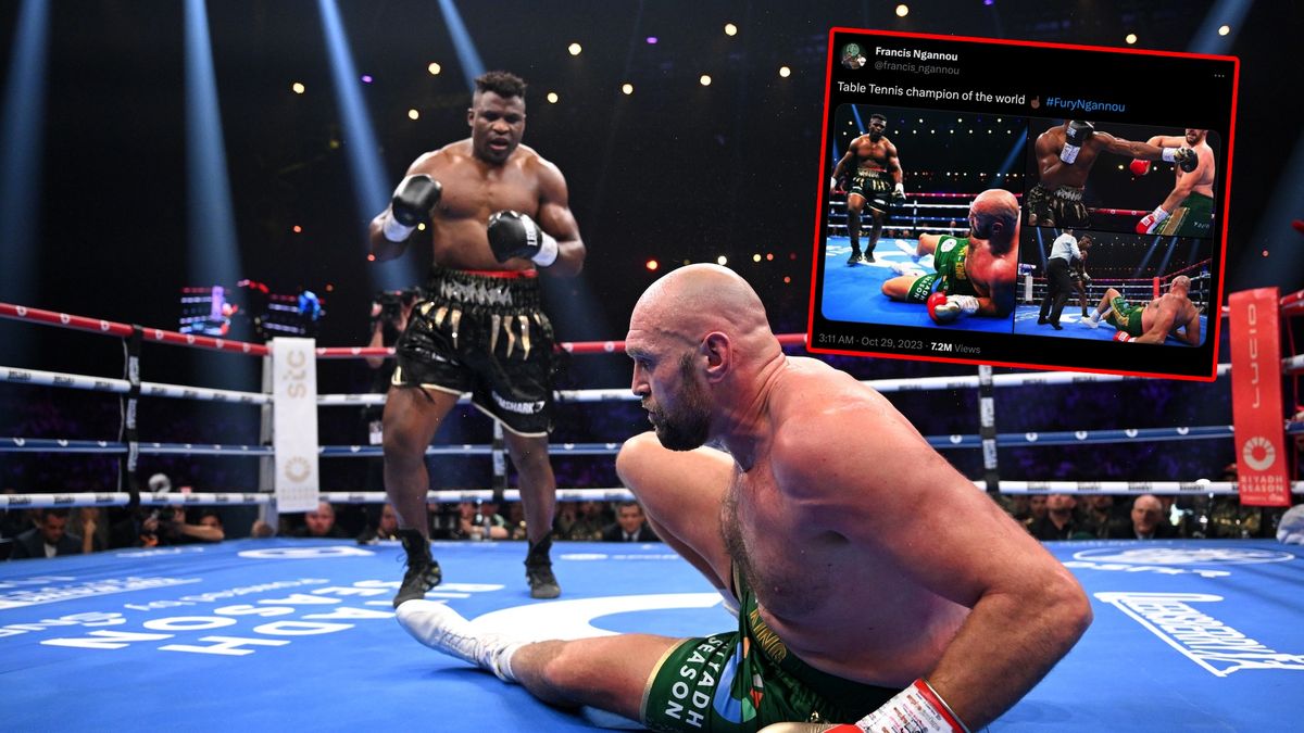 Tyson Fury był na deskach w walce z Francisem Ngannou
